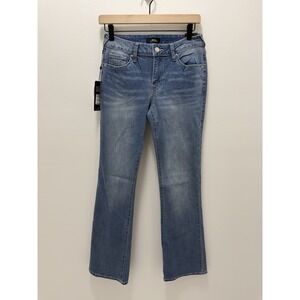 True Religion Becca Single Needle Bootcut Crystal Stud Pocket Light Women 27 New